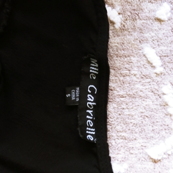 Mlle Cabrielle black summer dress embroidered boho - Picture 6 of 8